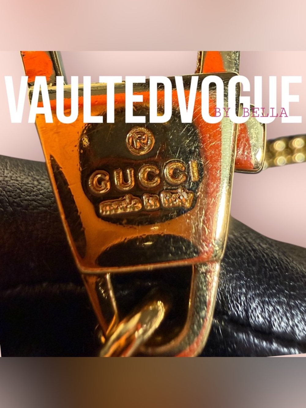 ✨Preloved GUCCI Web Stripe Chain Crossbody Bag ✨ - Picture 14 of 16